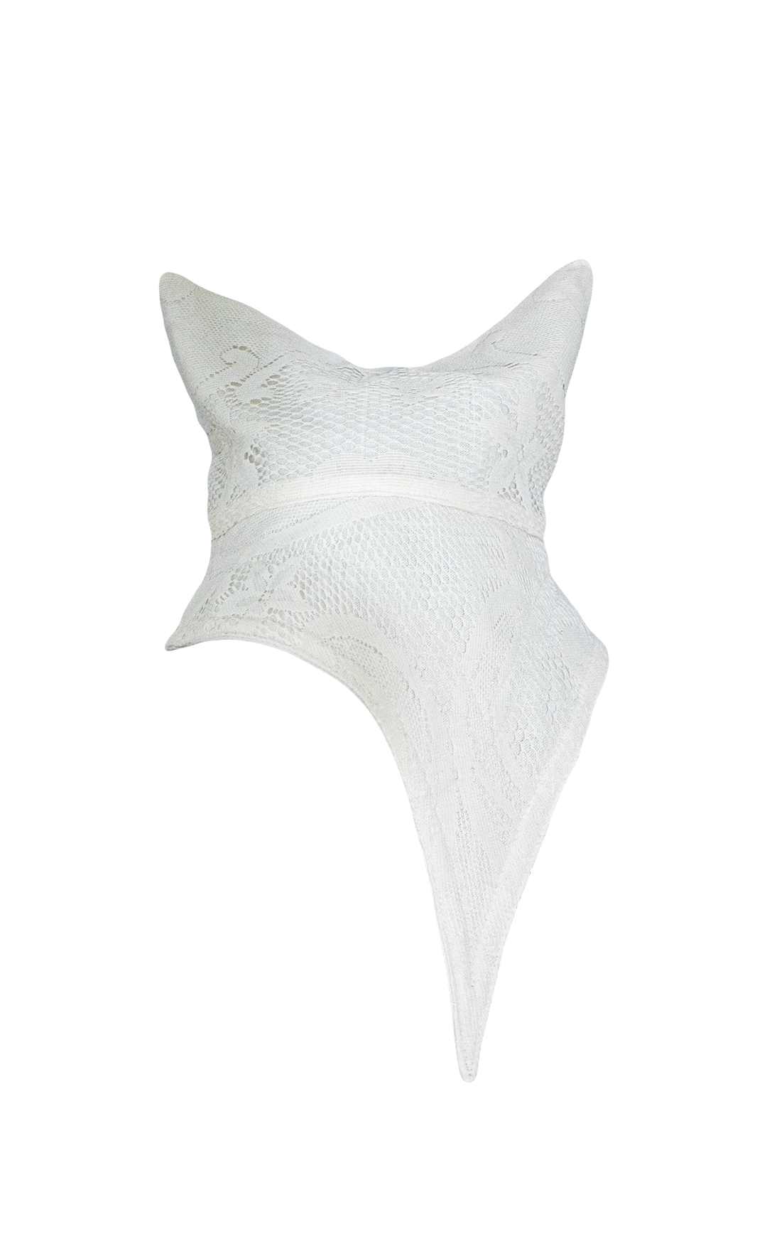 Bob blanc en dentelle taille S