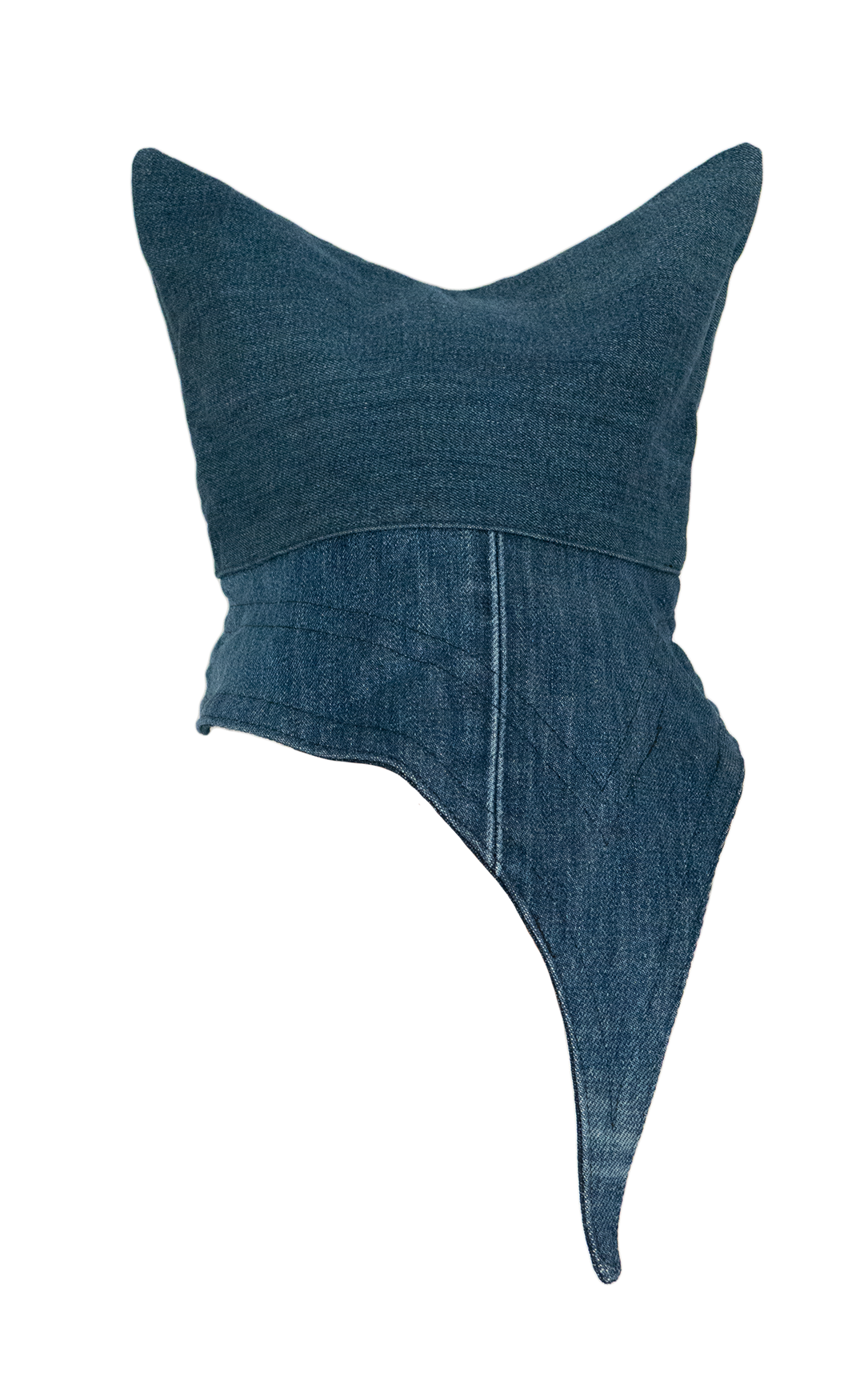 Bob bleu taille L simple devant